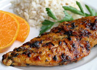 Chipotle, Honey & Tangerine Glazed Chicken